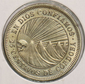 Nicaragua 1965 25 Centavos P290153 combine shipping2