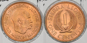 Sierra Leone 1964 Cent P190304 combine shipping0