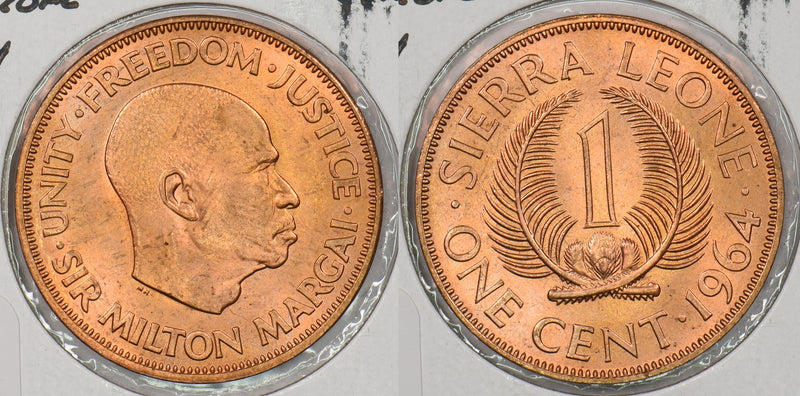 Sierra Leone 1964 Cent P190304 combine shipping0