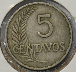 Peru 1935 5 Centavos Head of Ceres P903542 combine shipping1