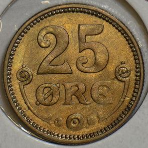 Denmark 1920 25 Ore BU P490067 combine shipping1