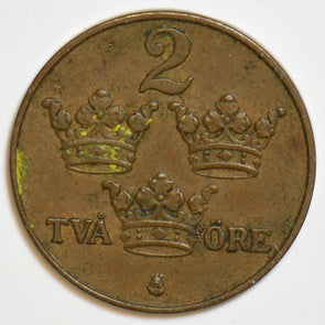 Sweden 1916 2 Ore P900051 combine shipping1