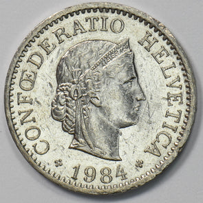 Switzerland 1984 10 Rappen Proof Head of Libertas P903533 combine shipping0