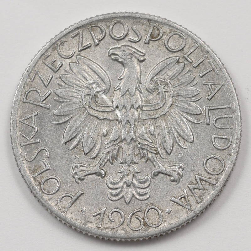 Poland 1960 People's Republic- Fisher Woman 5 Złotych P9039270