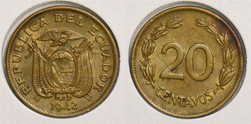 Ecuador 1942 20 Centavos P290281 combine shipping0