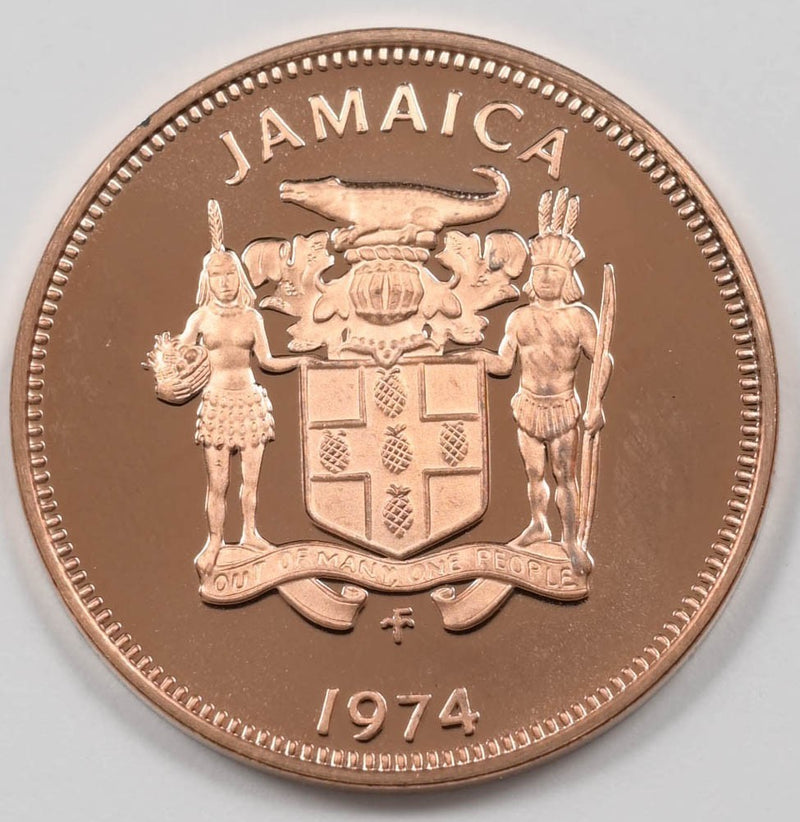 Jamaica 1974 Cents Proof Ackee Fruit P904580 combine shipping0