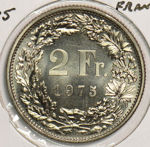 Switzerland 1975 2 Francs P290312 combine shipping2