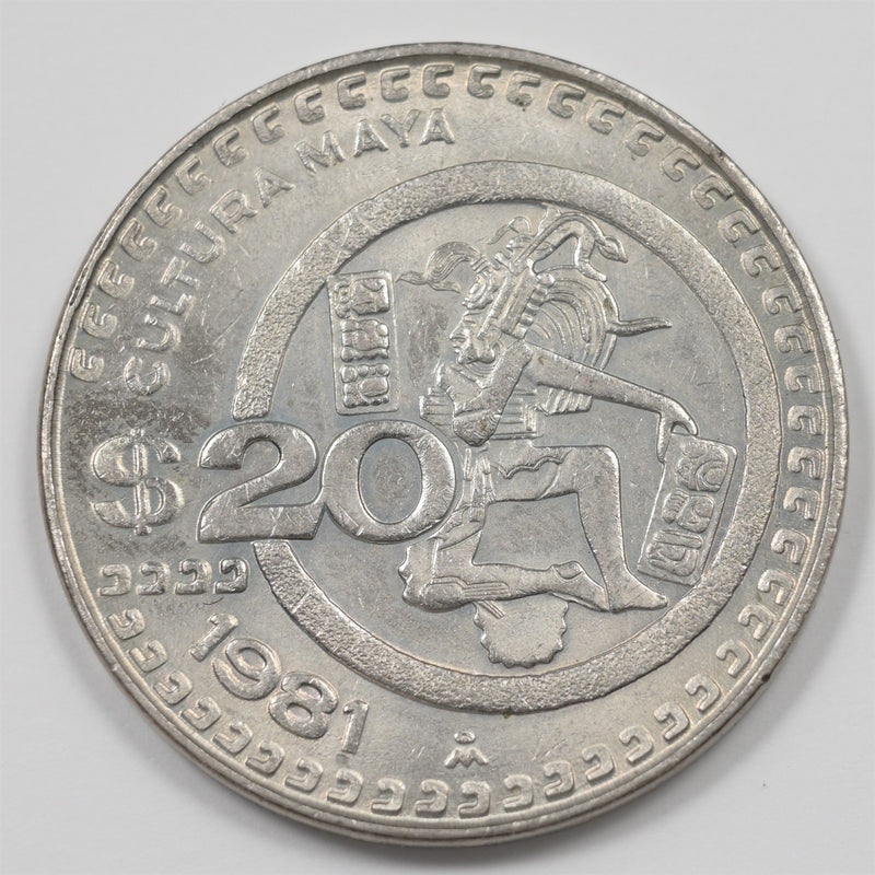 Mexico 1981-MO Mayan Culture 20 Pesos P9044200
