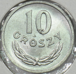 Poland 1968 10 Groszy Choice BU Eagle P190530 combine shipping1