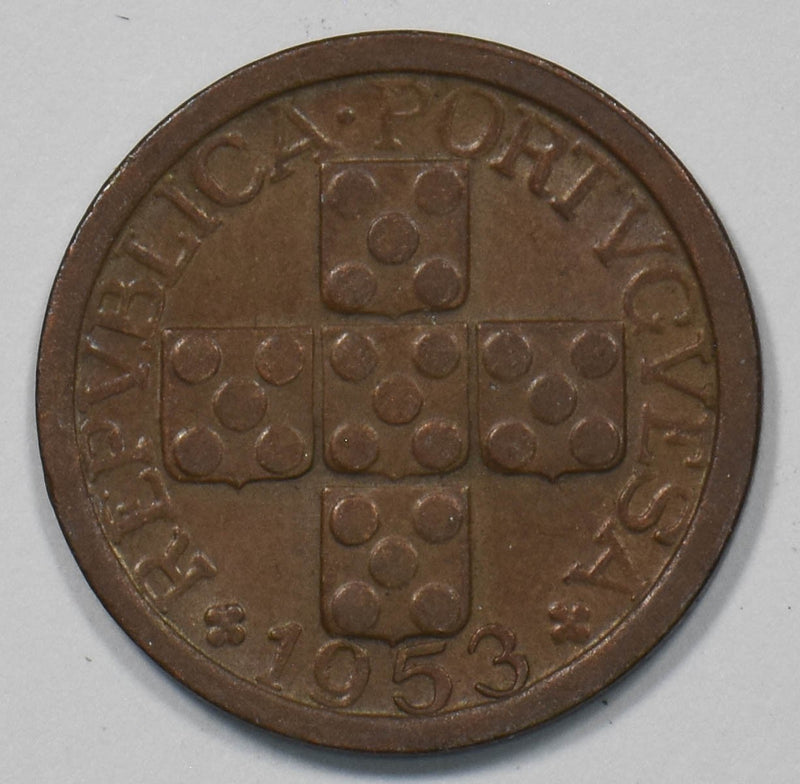 Portugal 1953 10 Centavos Olive branches P902825 combine shipping0