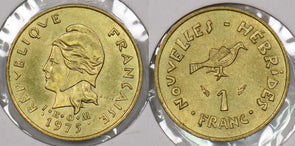 France 1975 Franc Bird animal New Hebrides P190311 combine shipping0