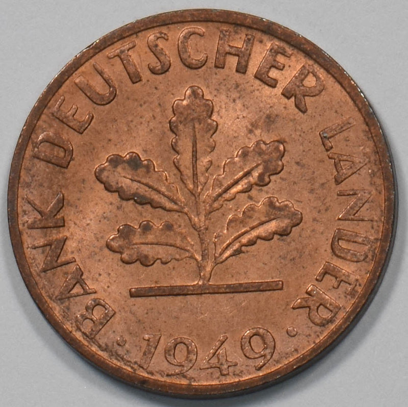 Germany 1949-D Pfennig Oak Seeding P902846 combine shipping0