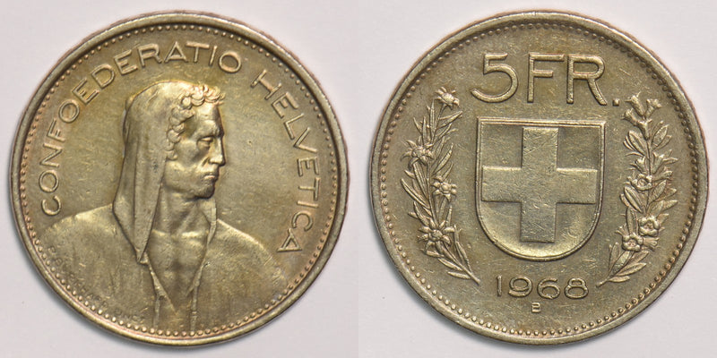 Switzerland 1968 5 Francs P150135 combine shipping0