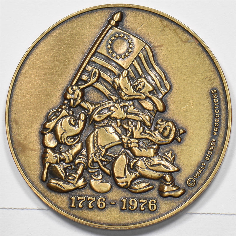 1976 Disneyland America on Parade Bicentennial Medal Thaler P9028670