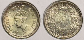 India British 1945 B 1/4 Rupee P490100 combine shipping0