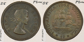 South Africa 1955 Penny P190240 combine shipping0
