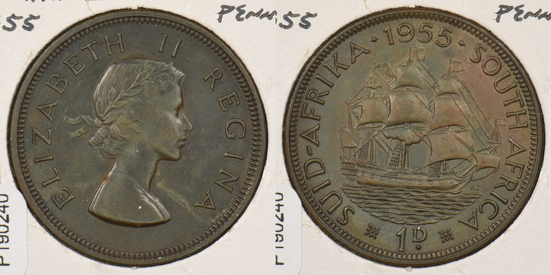 South Africa 1955 Penny P190240 combine shipping0