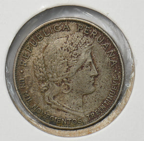 Peru 1939 5 Centavos Bust of Ceres P903535 combine shipping0
