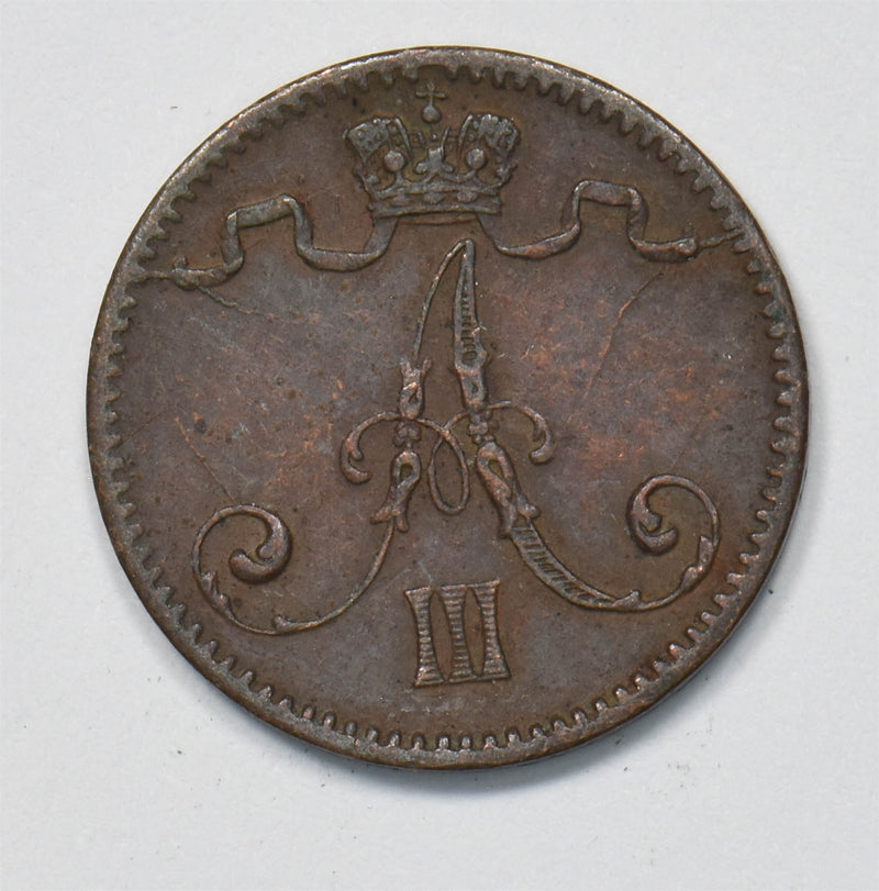 Finland 1888 Penny Tsar Alexander III P903406 combine shipping0