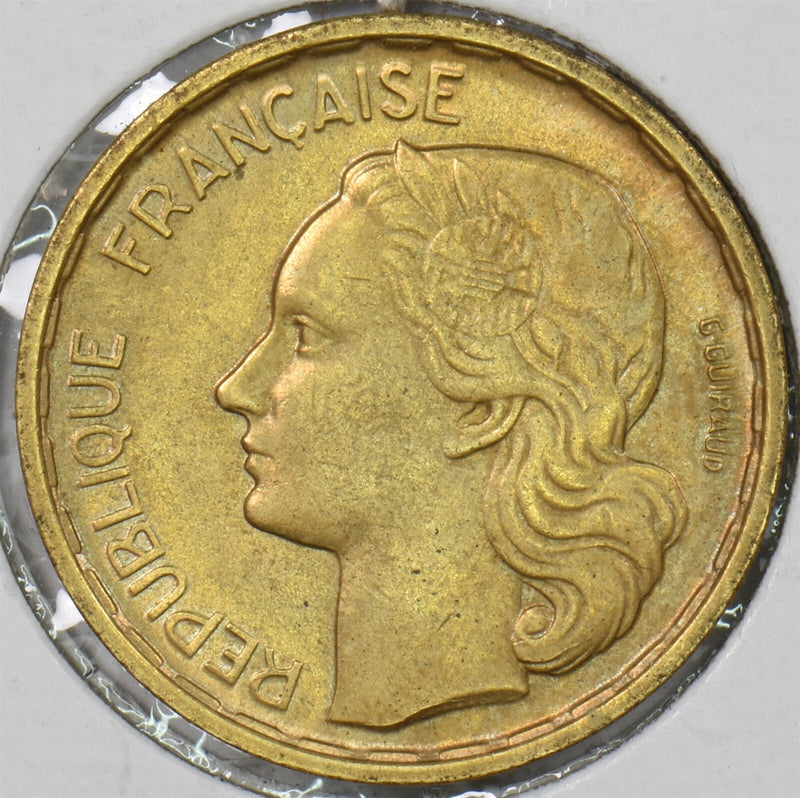 France 1950 B 20 Francs Rooster P190534 combine shipping0