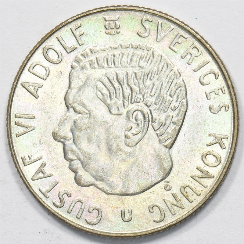 Sweden 1965-U Gustaf VI Adolf Krona Silver P1510310