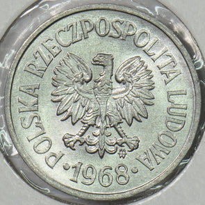 Poland 1968 10 Groszy Choice BU Eagle P190530 combine shipping0