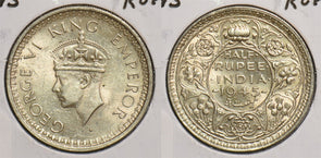 British India 1945 1/2 Rupee P290344 combine shipping0
