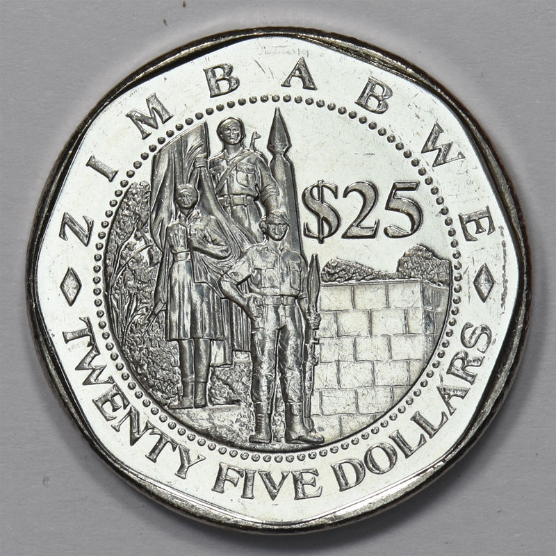 Zimbabwe 2003 Republic 25 Dollars Proof P9031500