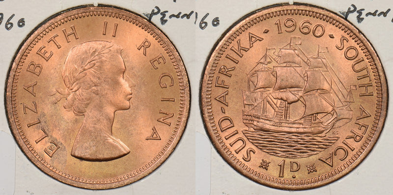 South Africa 1960 Penny P190323 combine shipping0