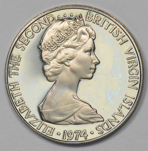 British Virgin Islands 1974-f 10 Cents Elizabeth II P903482 combine shipping1