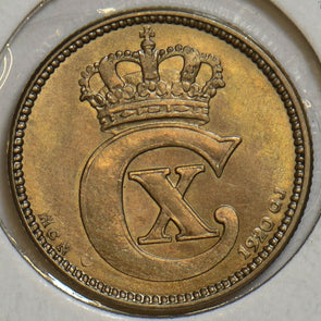 Denmark 1920 25 Ore BU P490067 combine shipping0