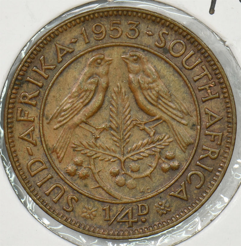 South Africa 1953 1/4 Penny Sparrows animal P900321 combine shipping0