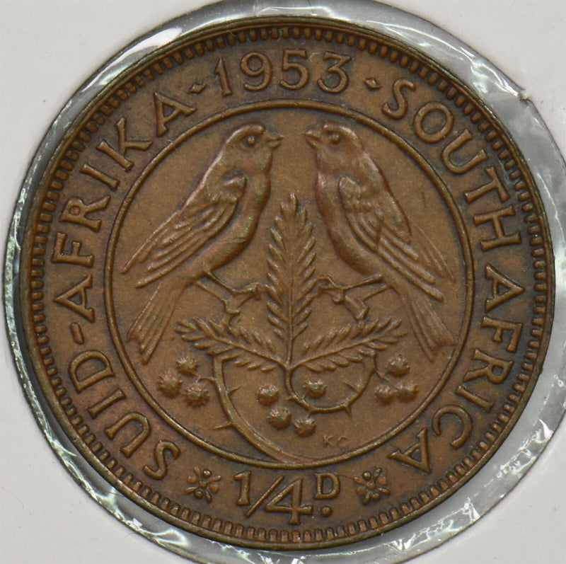 South Africa 1953 1/4 Penny Sparrows animal P900285 combine shipping0
