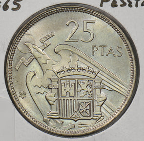 Spain 1957 25 Pesetas P190281 combine shipping2