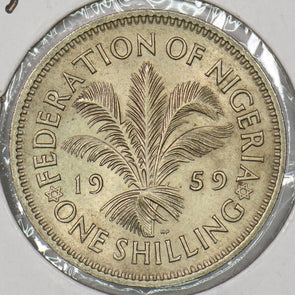 Nigeria 1959 Shilling P290387 combine shipping2