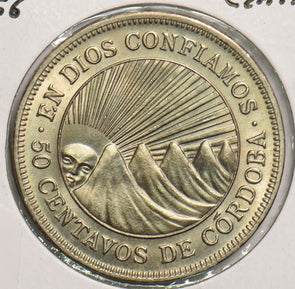 Nicaragua 1956 50 Centavos P290156 combine shipping2