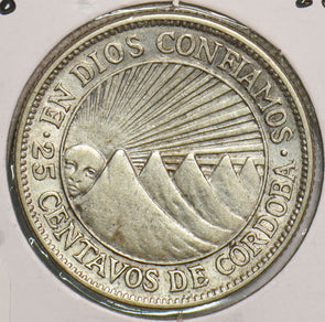 Nicaragua 1928 25 Centavos P490082 combine shipping2