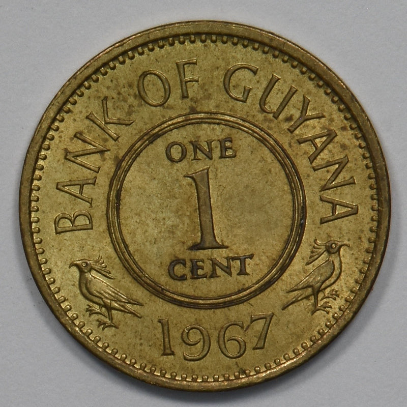 Guyana 1967 Bank of Guyana Cent P9025860