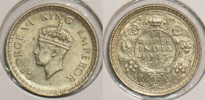 British India 1943 1/4 Rupee P290343 combine shipping0
