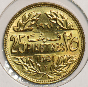 Lebanon 1961 25 Piastres P290234 combine shipping2