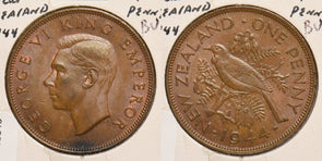 New Zealand 1944 Penny Bird animal P240043 combine shipping0