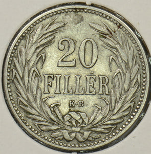 Hungary 1908 KB 20 Filler P150243 combine shipping1