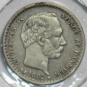Denmark 1882 10 Ore Dolphin animal P490003 combine shipping0