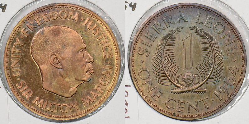 Sierra Leone 1964 Cent P190284 combine shipping0