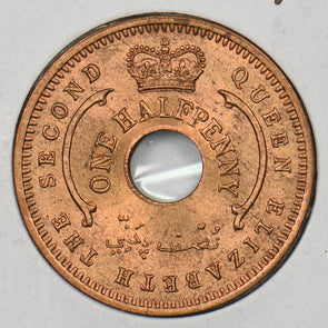 Nigeria 1959 1/2 Penny P290402 combine shipping2
