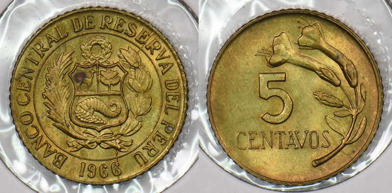 Peru 1966 5 Centavos P190300 combine shipping0