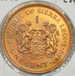 Sierra Leone 1980 Cent P150187 combine shipping0