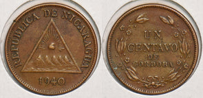 Nicaragua 1940 Centavo P240034 combine shipping0