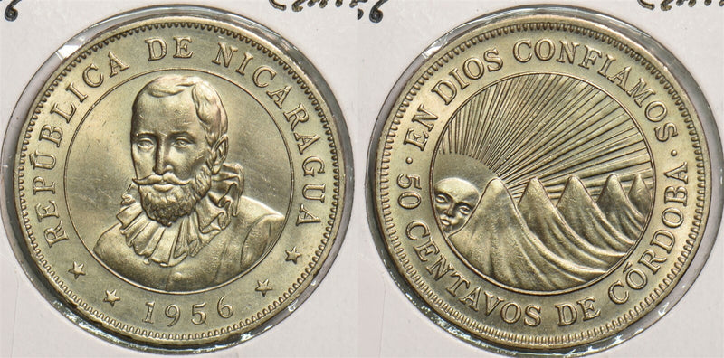 Nicaragua 1956 50 Centavos P290156 combine shipping0