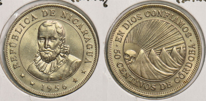 Nicaragua 1956 50 Centavos P290218 combine shipping0